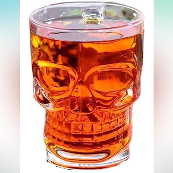 Glass skull mug - Picture 1 of 5